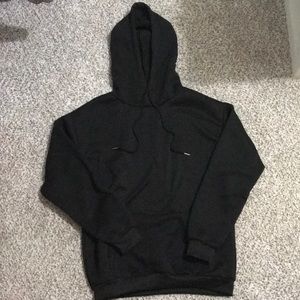 black hoodie